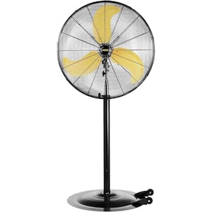 8400CFM30 in. Heavy Duty High Velocity Pedestal Oscillating Fan with Powerful 1/3 HP Motor, Ball Bearing, 9 Feet Cord