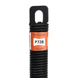 P728 28 in. Plug-End Extension Spring (0.177 in. No. 7 Wire)