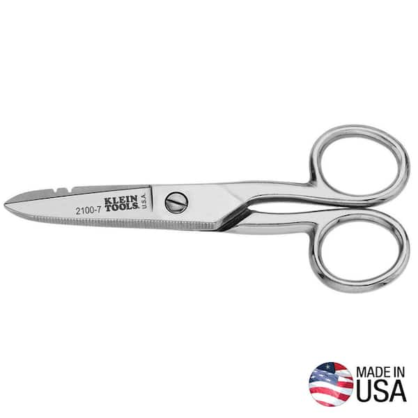 Electrician's Scissors, Nickel Plated