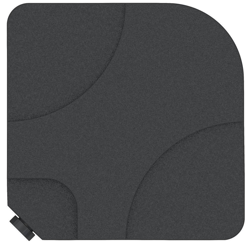 Black Plastic Cantilever Patio Umbrella Base Stand