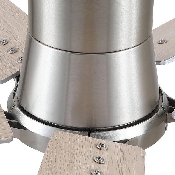 Spinova 46 in. Indoor Brushed Nickel Flush Mount Standard Ceiling