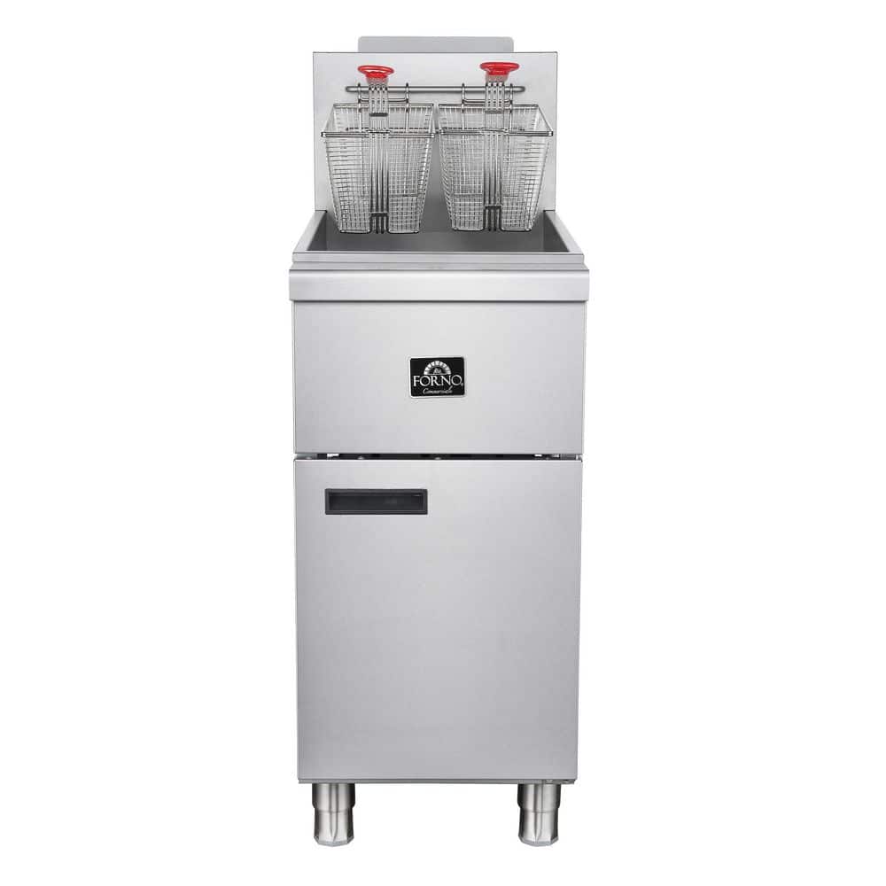Commerciale 21.13 qt. Natural Gas Deep Fryer, 3 Burners 90,000 BTU, 40 lbs. Millivolt Control in Stainless Steel price history on PriceWatchPro