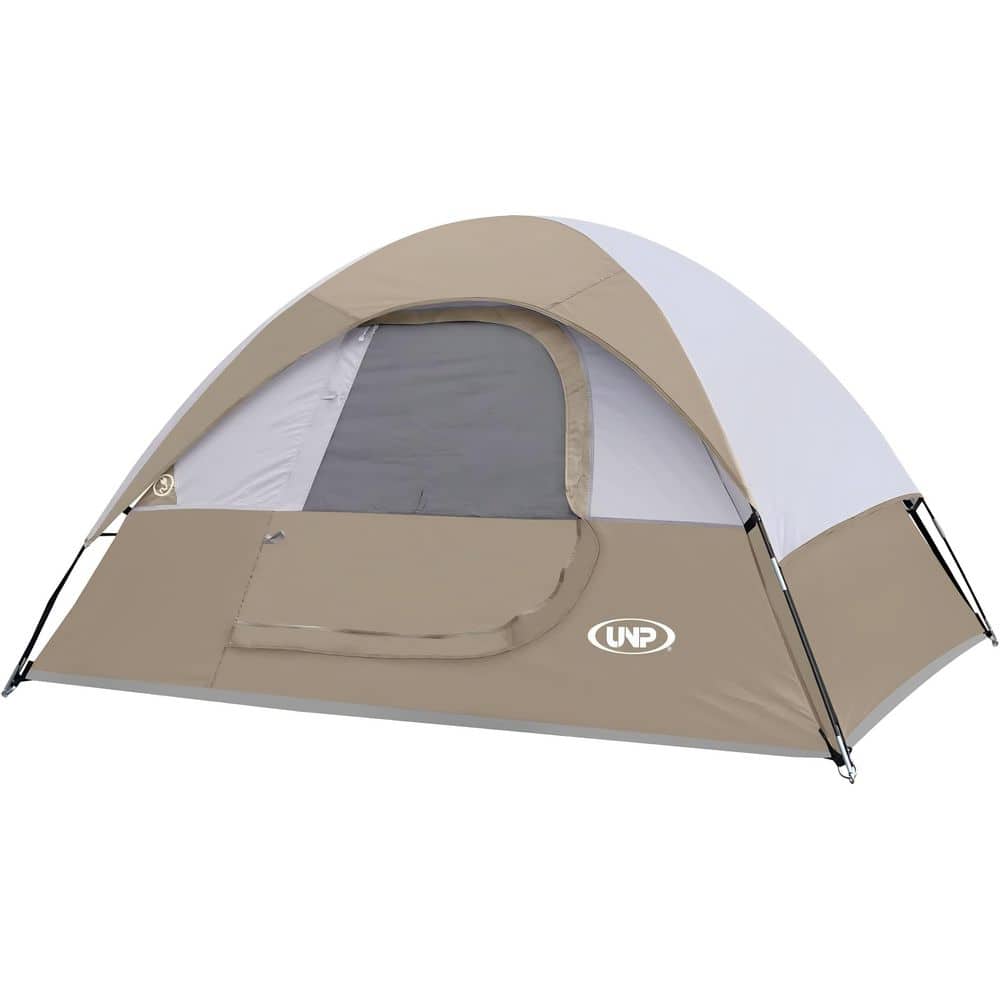 Beach Tent 12 ft. x 12 ft. Large UPF50+ Pop Up Canopy with 2-Pcs Side Wall,
