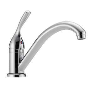Classic Single-Handle Standard Kitchen Faucet in Chrome
