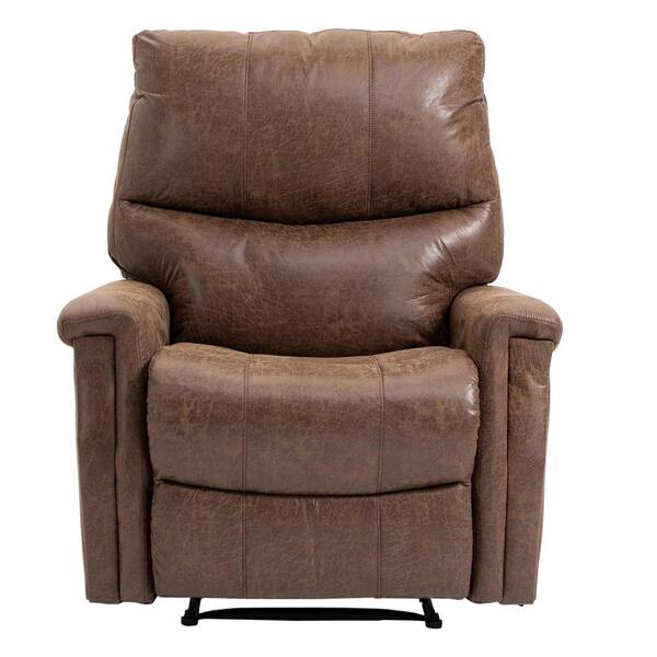 modern microfiber recliner