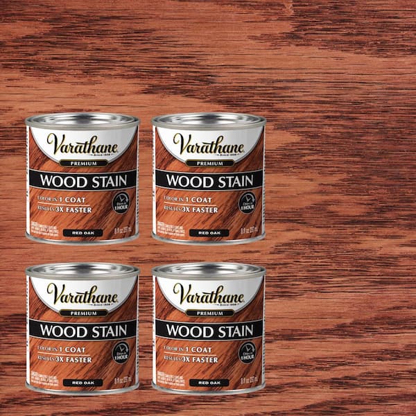 Varathane 8 oz. Red Oak Premium Fast Dry Interior Wood Stain (4-Pack)