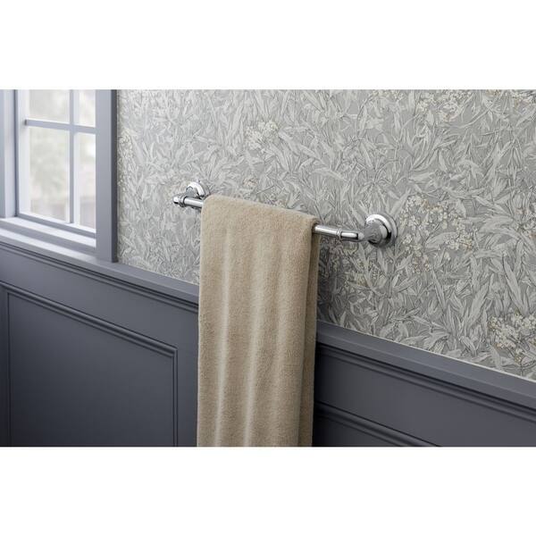 KOHLER Bellera 18 in. Wall Mounted Single Towel Bar in Brushed Nickel
