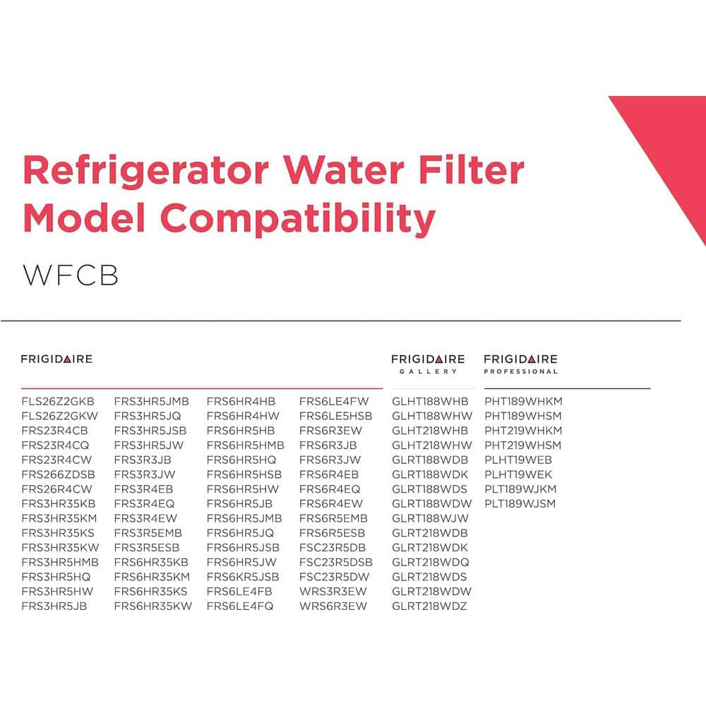 Frigidaire PureSource Plus White Plastic Refrigerator Water Filter