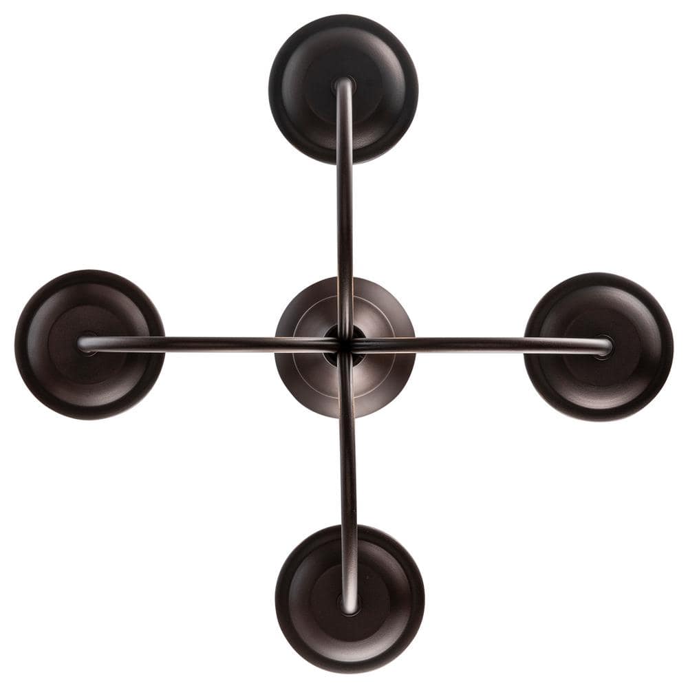 Oil Rubbed Bronze 15" Candle Chandelier