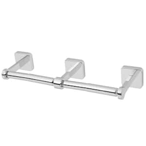Kubos Double Toilet Paper Holder in Polished Chrome