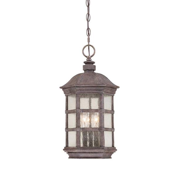 the great outdoors by Minka Lavery Lighthouse Road 3-Light Dark Sienna Bronze Outdoor Chain Hung