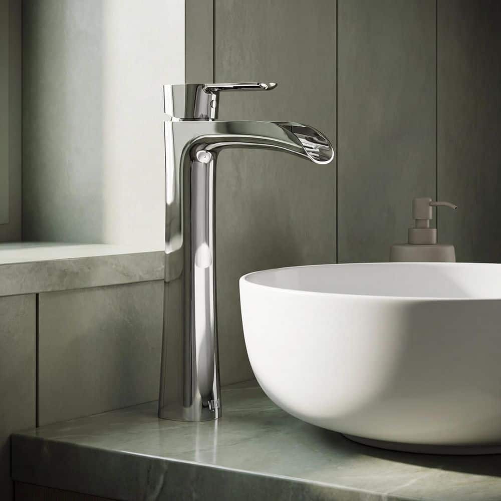 VIGO Niko Single Handle Single-Hole Bathroom Vessel Faucet in