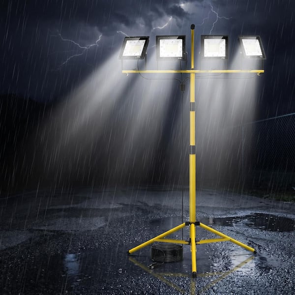 BeamBox 28000 Lumens LED Work Light with Tripod Stand 110V Plug In
