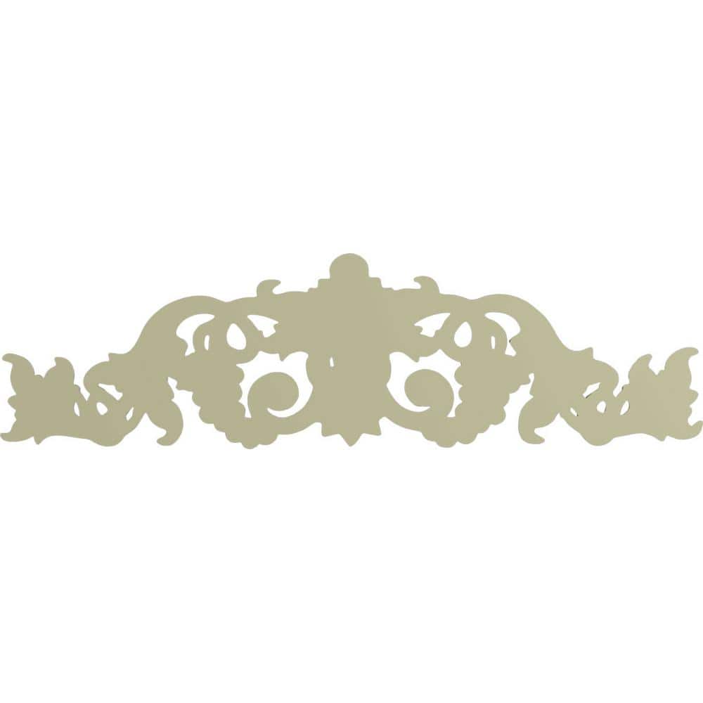 Primed Gray Polyurethane Grape and Leaf Crown Onlay