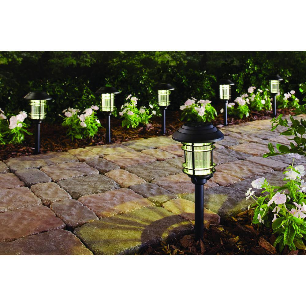 Have a question about Hampton Bay Solar Black Outdoor Integrated LED ...