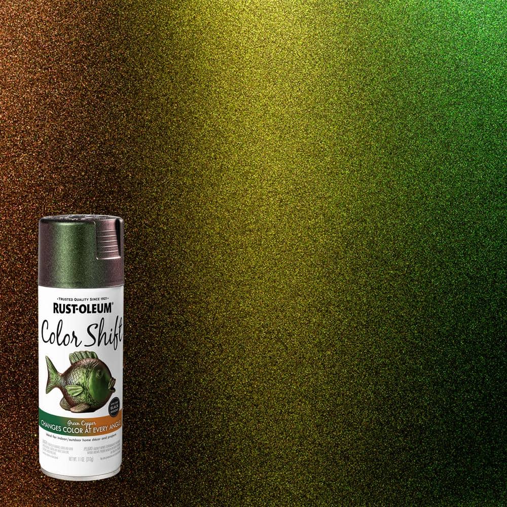 k.s83② Rust-Oleum 372478 Specialty Color Shift Spray Paint, 11 oz