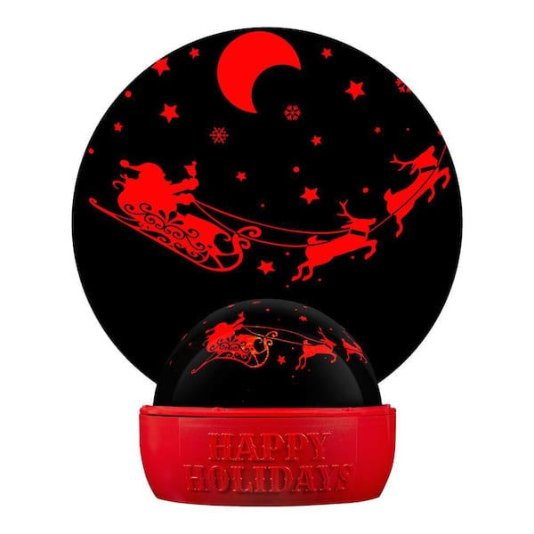 LightShow 6.69 in Christmas Tabletop ShadowLights Santa in Sleigh