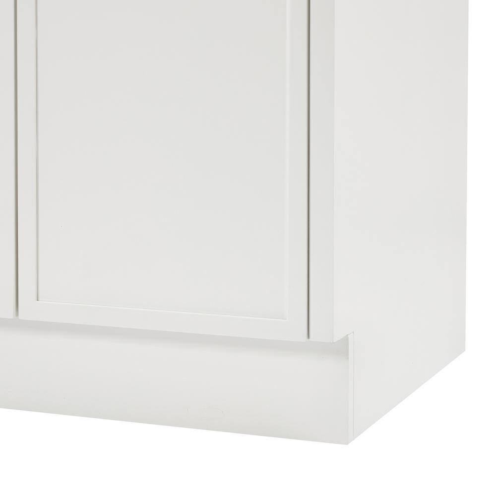 Kelly 72" White Double Freestanding Bathroom Vanity