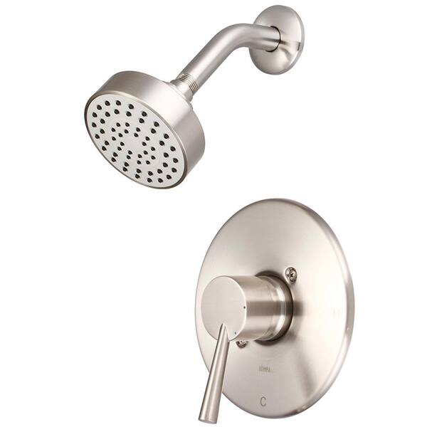 .Proprietary Brand - Not In List i2 1-Handle Wall Mount Shower Trim Kit in Brushed Nickel (Valve Not Included)