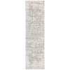 SAFAVIEH Madison Silver/Ivory 2 ft. x 6 ft. Geometric Runner Rug ...