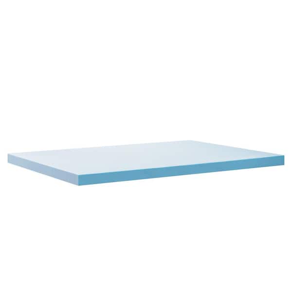 Zinus 3 in. Medium Standard Gel Memory Foam Twin Mattress Topper