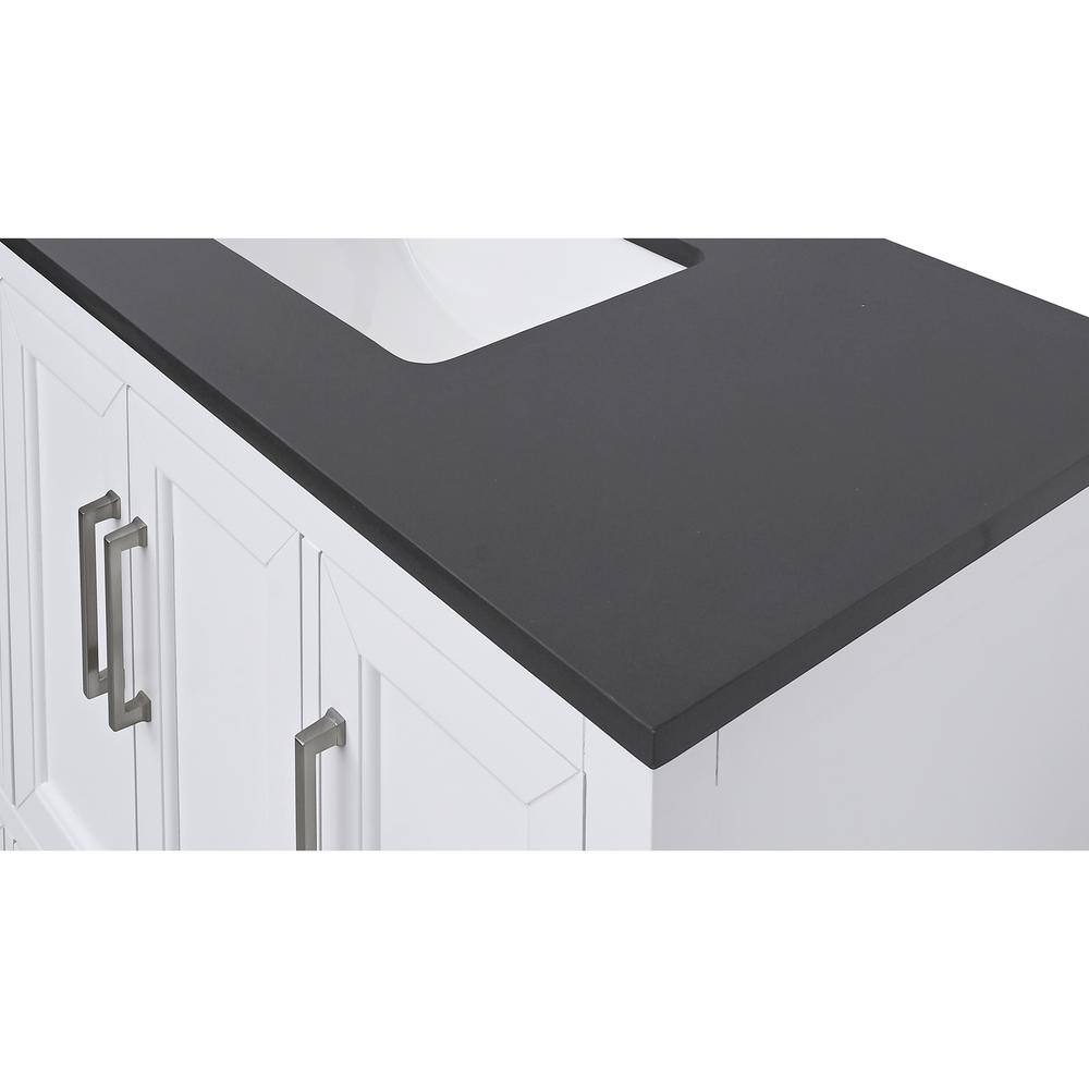 43'' Ural Gray Quartz Undermount Single Sink Vanity Top