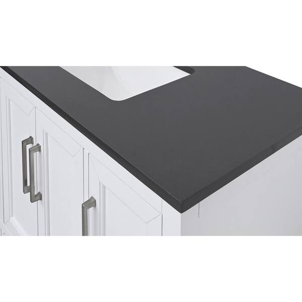 Avanity 43-in Gray Quartz Bathroom Vanity Top Avanity 43-in Gray Quartz Bathroom Vanity Top
