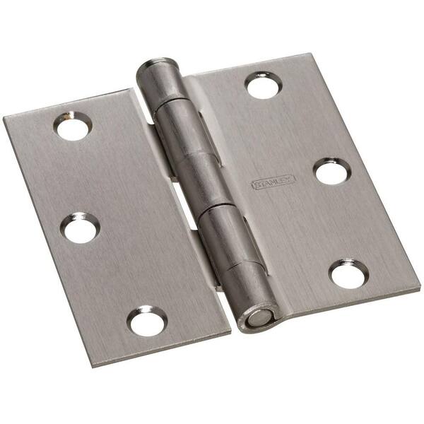 Stanley-National Hardware 3 in. x 3 in. Square Radius Hinge