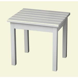 White Patio Side Table