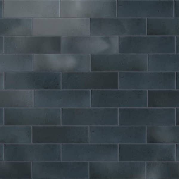 Merola Tile Coco Glossy Blue Night 2 in. x 5-7/8 in. Porcelain Wall Tile (5.94 sq. ft./Case)