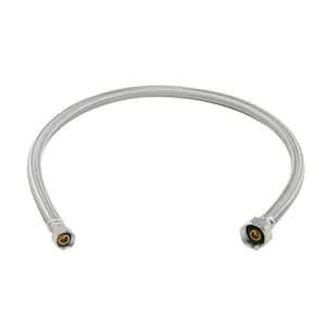 Fluidmaster B1T20CS CLICK SEAL Connector, Braided Stainless Steel - 3/8