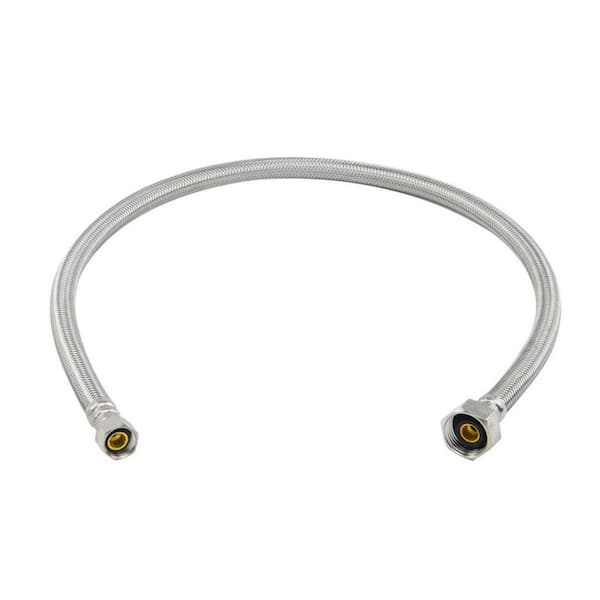 3/8 in. Compression x 1/2 in. FIP x 30 in. Braided Stainless Steel Faucet Supply Line