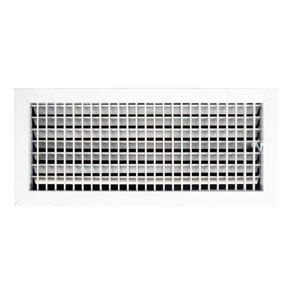 20 in. x 8 in. Aluminum Adjustable Wall Register in White price history on PriceWatchPro