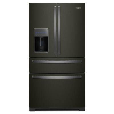 Whirlpool 26 cu. ft. French Door Refrigerator in Fingerprint Resistant Black Stainless 26 cu. ft. French Door Refrigerator in Fingerprint Resistant Black Stainless