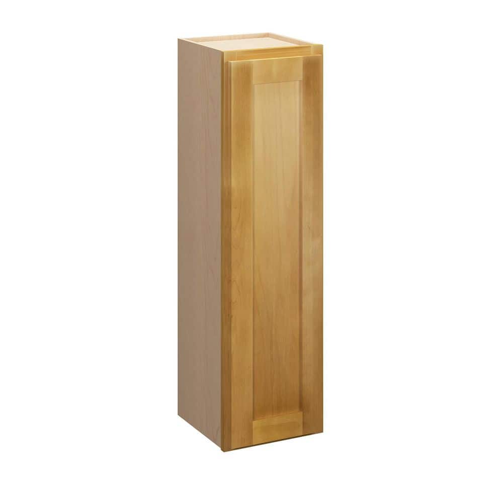 Aberdeen Recessed 15 in. W x 42 in. H x 12 in. D in Caramel Plywood Assembled Wall Cabinet price history on PriceWatchPro