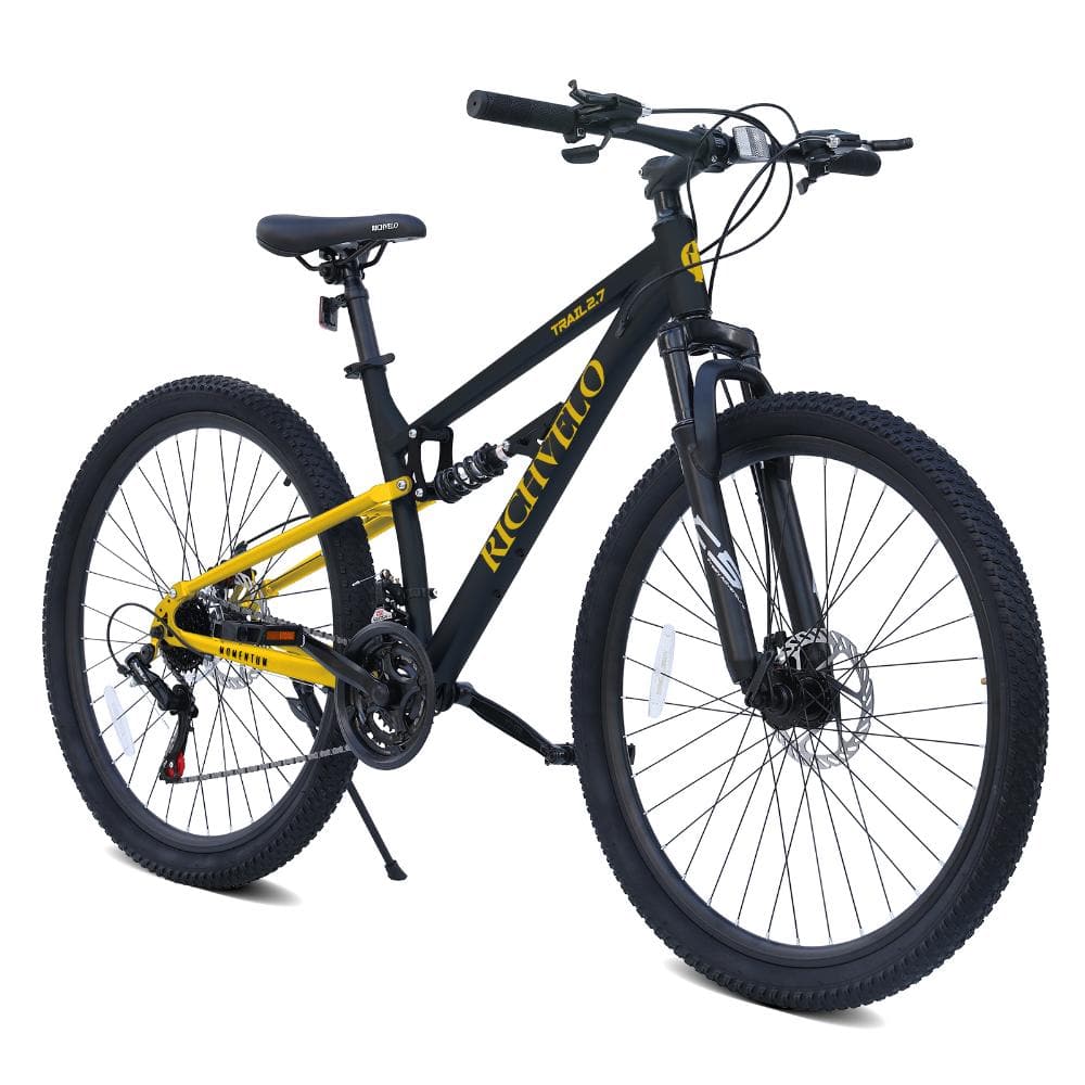 26 in. Black and Orange 21 Speeds Steel Frame Mountain Bike with Dual Disc Brakes, Adjustable Ergonomic Seat price history on PriceWatchPro