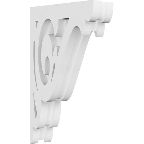 Ekena Millwork 1-7/8 in. x 9 in. x 5-1/2 in. PVC Bordeaux Corbel