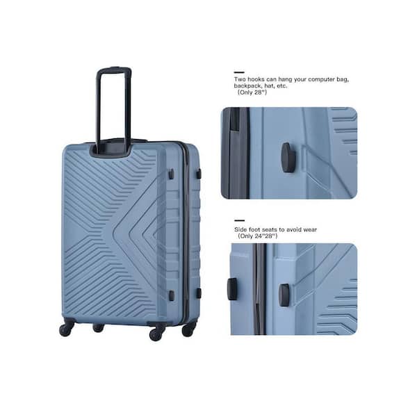 Aoibox 28 in. Green Lightweight Hardshell Luggage Spinner Suitcase with TSA  Lock Single Luggage SNMX3049 - The Home Depot