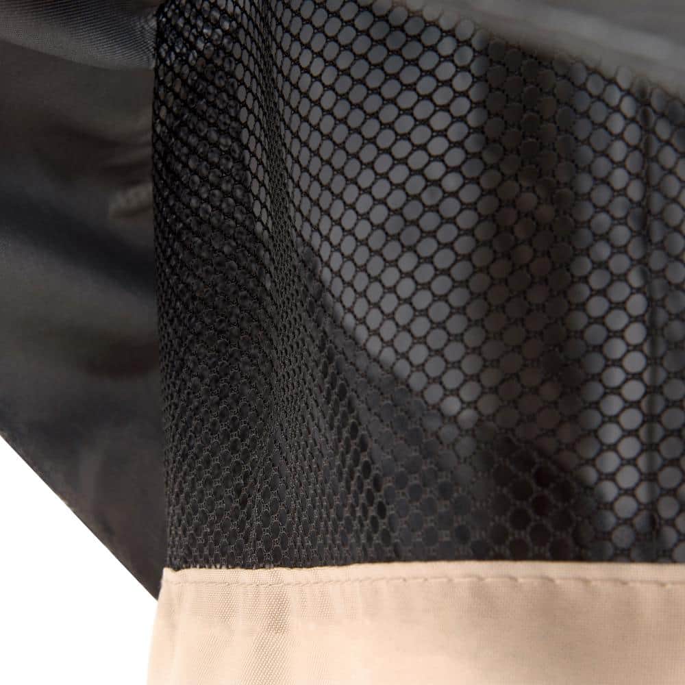 Gray Two-Tone Weather-Resistant Patio Swing Cover, 81"L x 52"W x 70"H