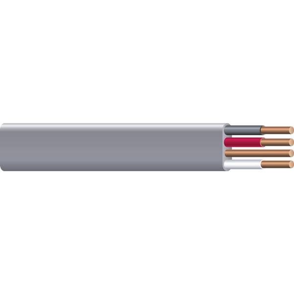 100FT 10 AWG 3 Conductor 10/3 w/Bare CU GND Non-Shielded Black Power Tray Cable 100FT 10 AWG 3 Conductor 10/3 w/Bare CU GND Non-Shielded Black Power Tray Cable
