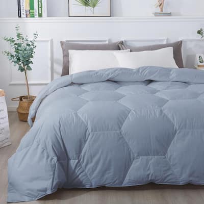 light blue down alternative comforter