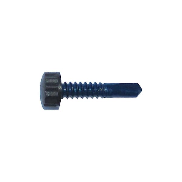 100/Pack Nylon Head 12 x 1 Sheet Metal Screw - Choice Of Finish - Florida  Fasteners Direct