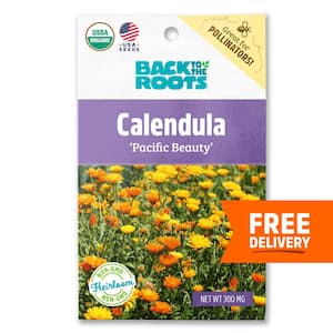 Organic Calendula 'Pacific Beauty' Gardening Seeds