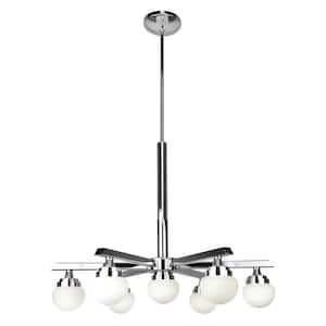 Classic Chrome Integrated LED Chandelier