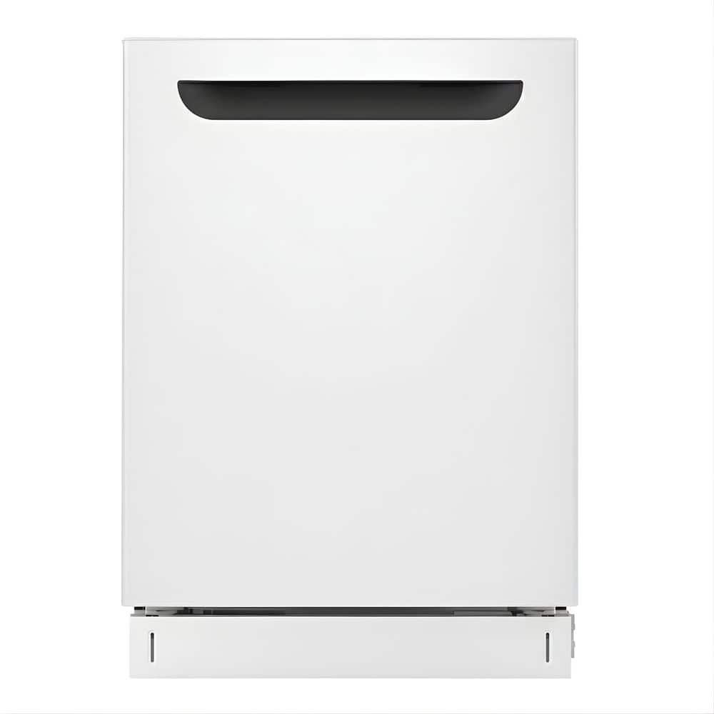"49 dBA-24"" Built-In Tub Dishwasher w/ 2 Racks, Top Controls WHITE"