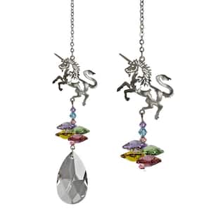 Woodstock Rainbow Makers Collection, Crystal Fantasy, 4.5 in. Unicorn Crystal Suncatcher