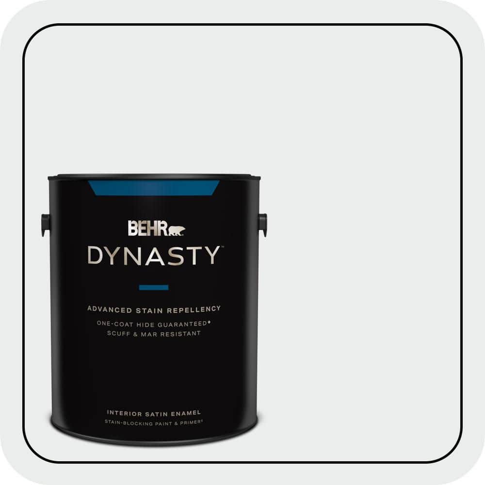 1 gal. #BWC-12 Vibrant White Satin Enamel Interior Stain-Blocking Paint and Primer price history on PriceWatchPro