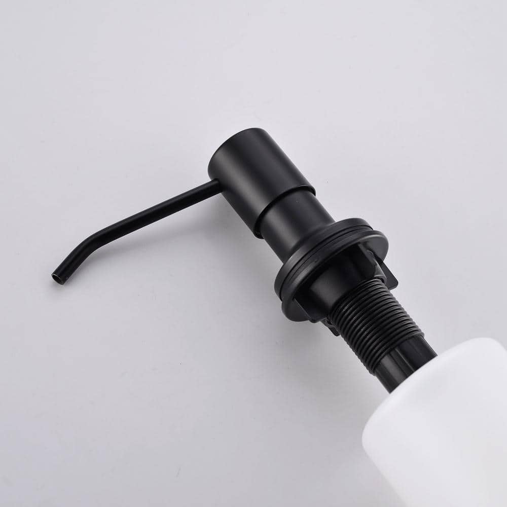 Black Stainless Steel Sink Mounted Soap Dispenser