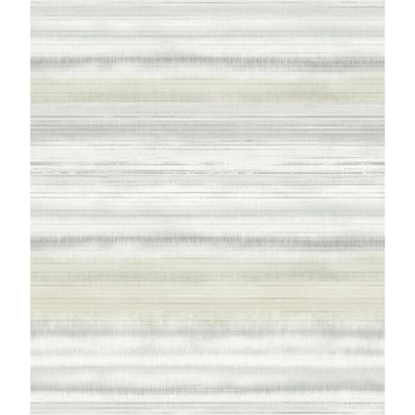 York Wallcoverings Fleeting Horizon Stripe Tan Paper Strippable Roll (Covers 56 sq. ft.)