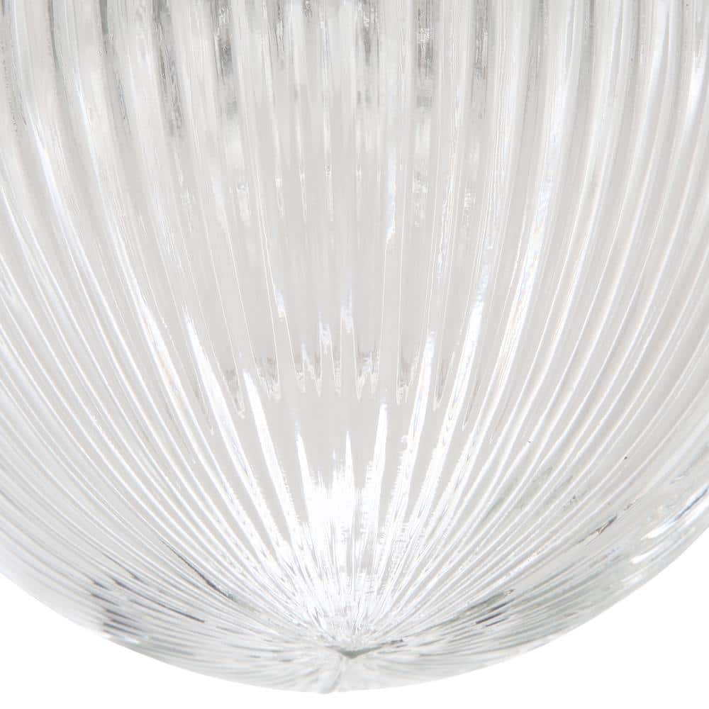Brushed Nickel 6" Glass Globe Ceiling Light